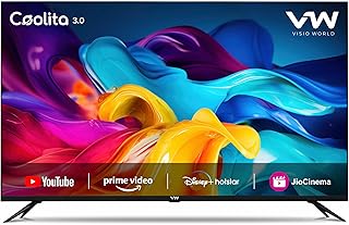 VW (Visio World 60 cm (24 inches) Linux Frameless Series HD Ready Smart LED TV VW24C3 (Black) | with 18 Months Warranty