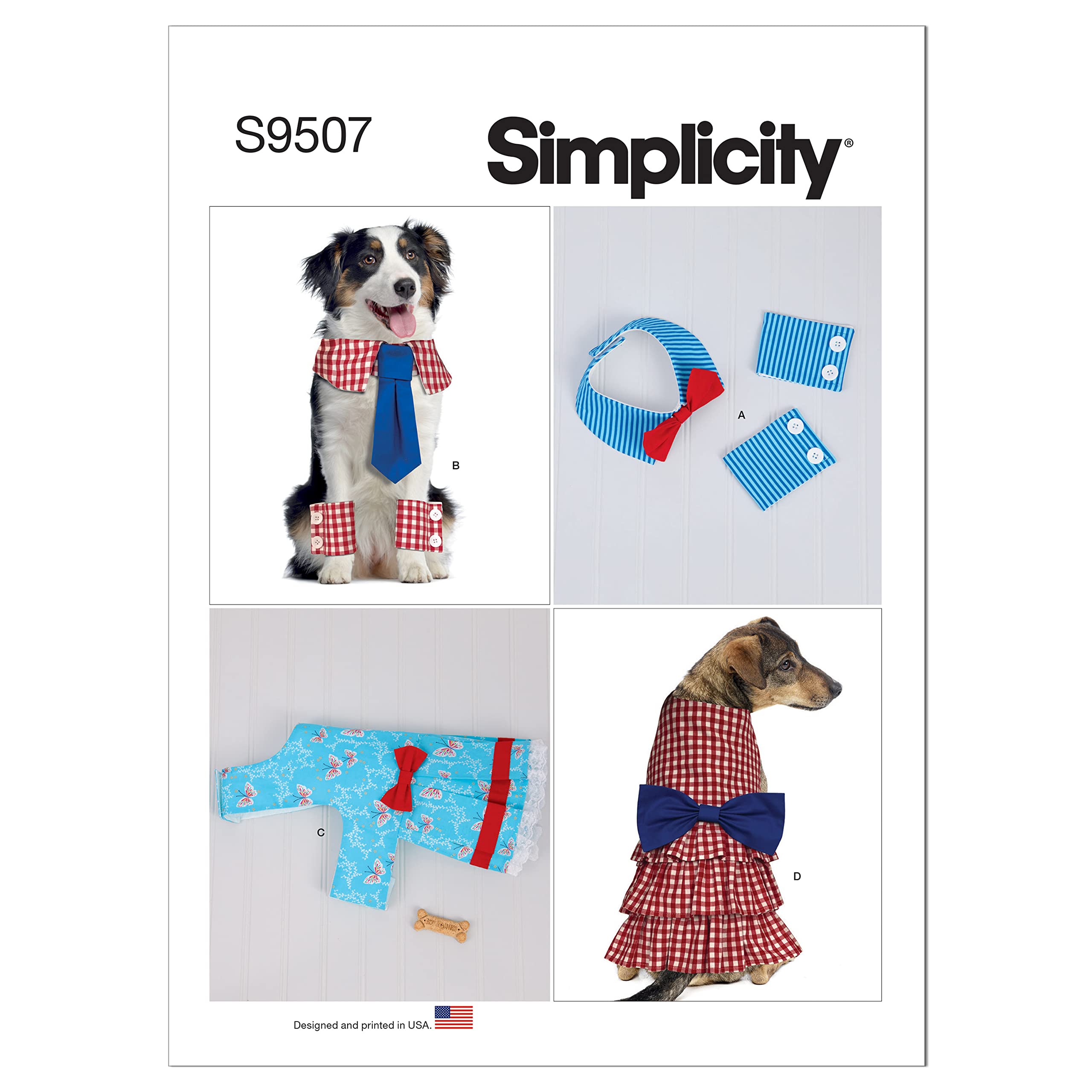 Colliers et poignets pour animaux de compagnie chiens et chats tailles XS S M L XL SS9507A