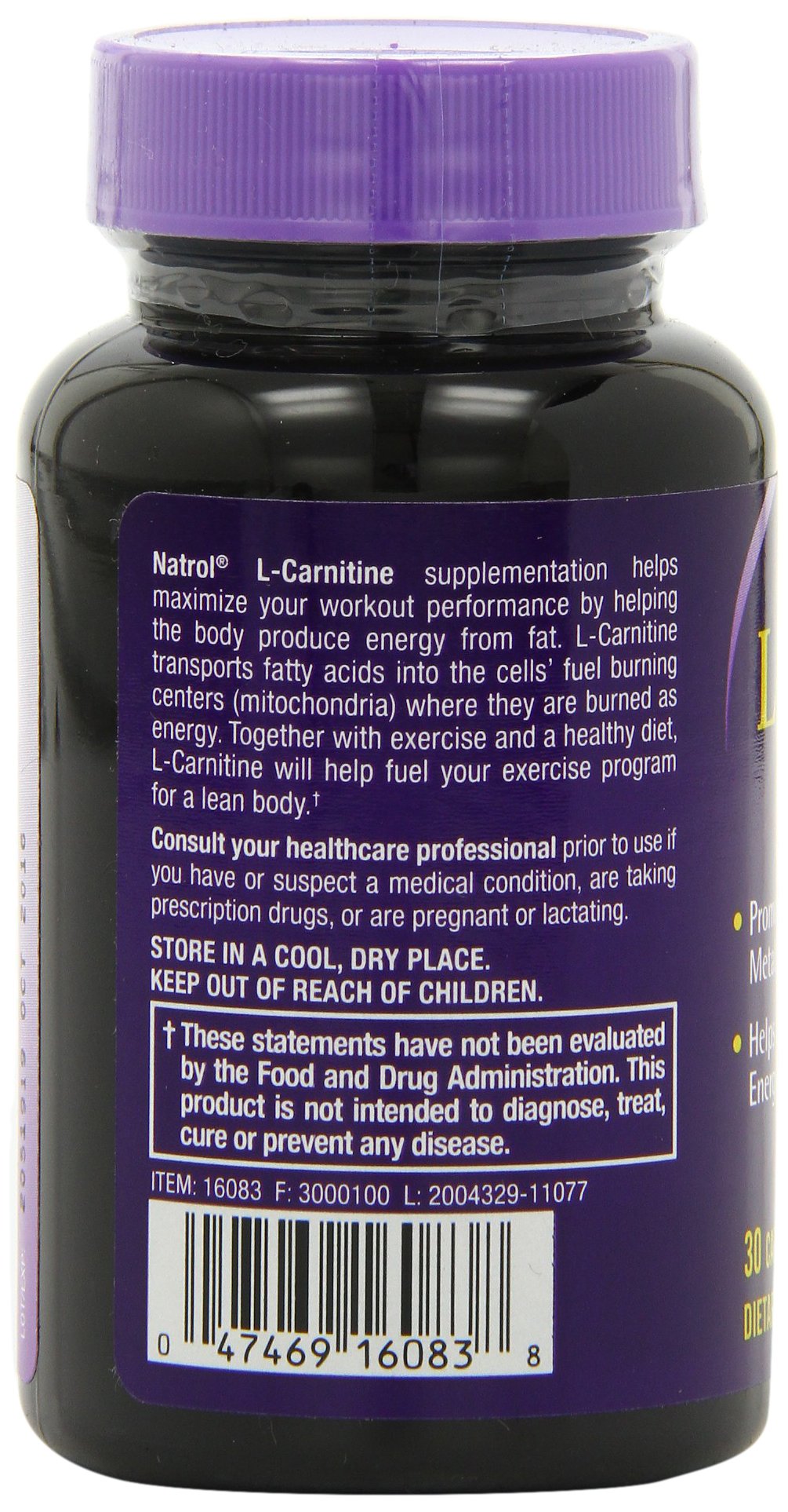 natrol l carnitine 500 mg отзывы Natrol, L-Carnitine, 500 mg, 30 Capsules : Amazon.ae: Health