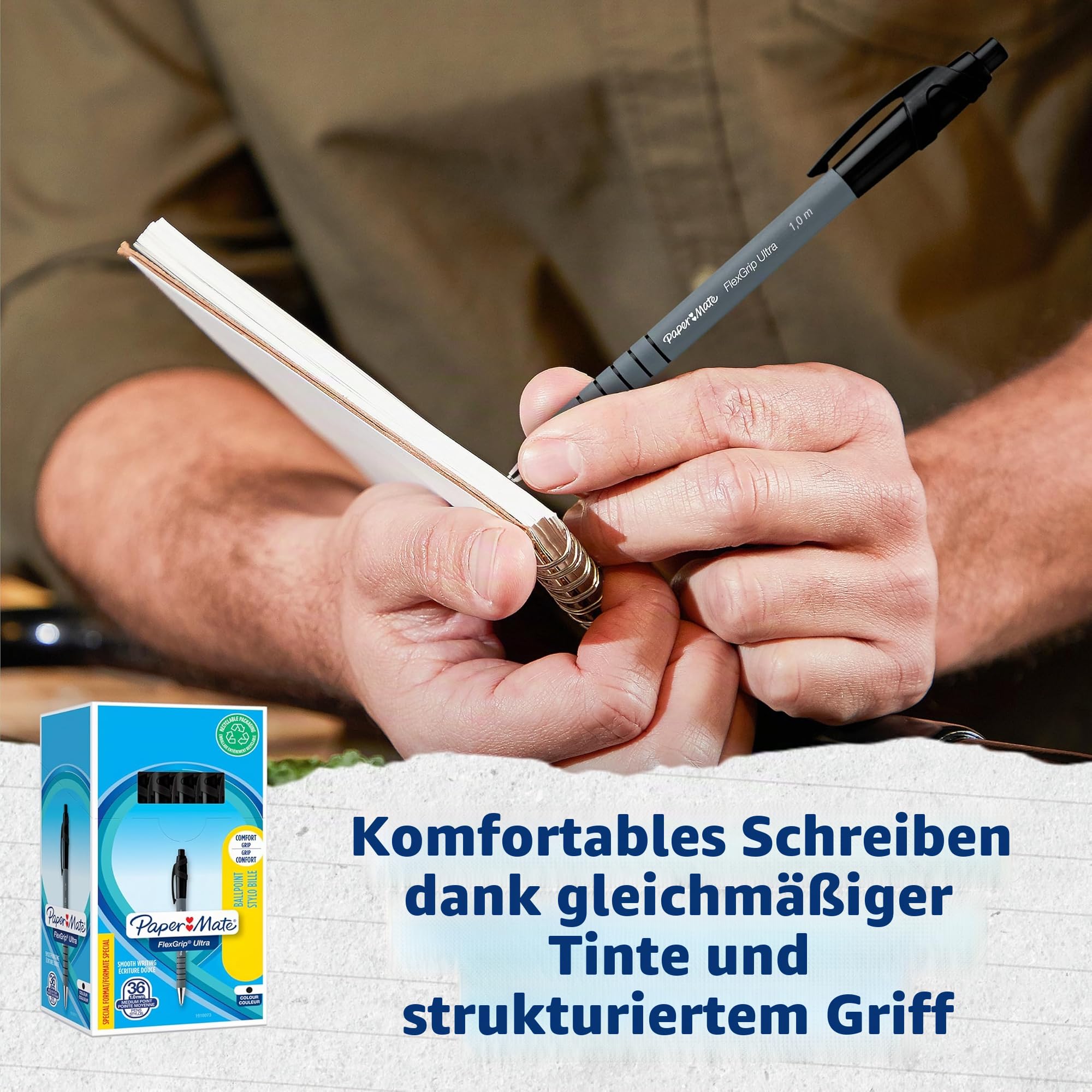 Paper Mate & Sharpie Stifte & Marker Set | Schreibwaren | KugelschreiberTextmarkerPermanentmarkerDruckbleistifte & Korrekturband | Perfekt für Schule & Büro | 124 Stück