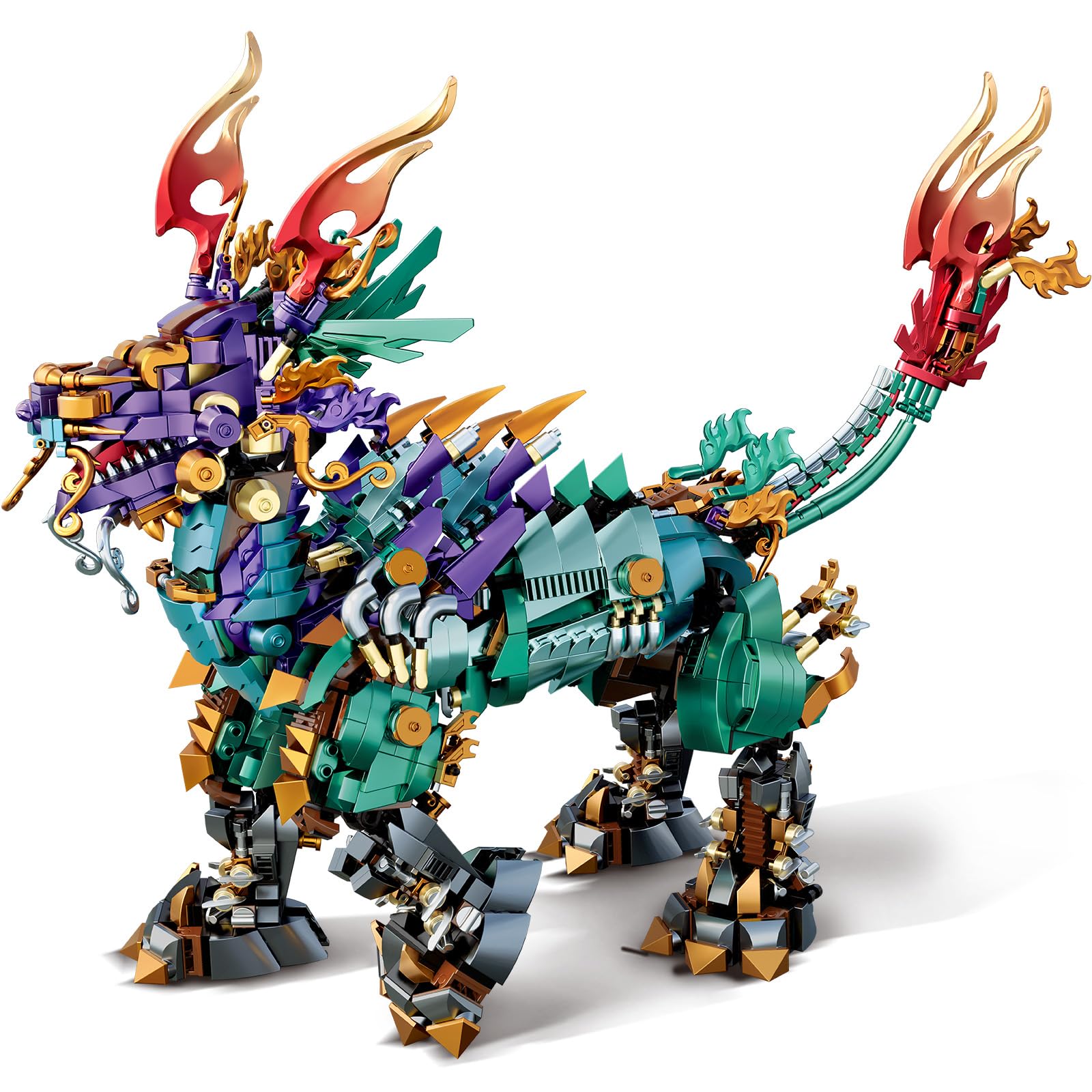 Amazon.com: NUTCRACKER Mechanical Kirin Animals Building Block