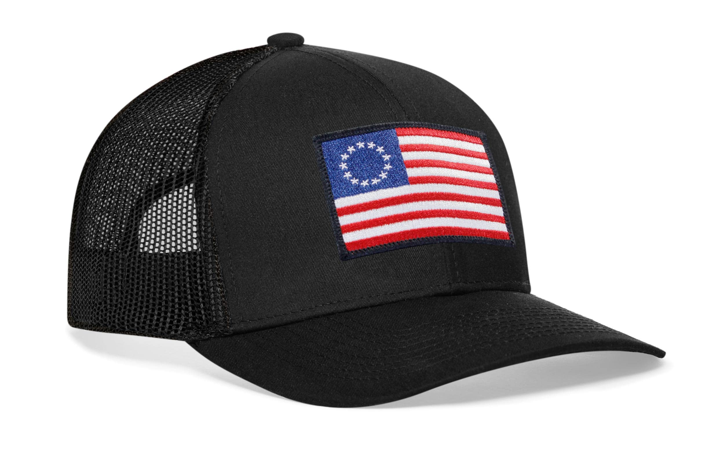 HAKAAmerican Flag Hat, USA Trucker Hat for Men & Women, Adjustable Baseball Cap, Mesh Snapback, Durable Outdoor Hat