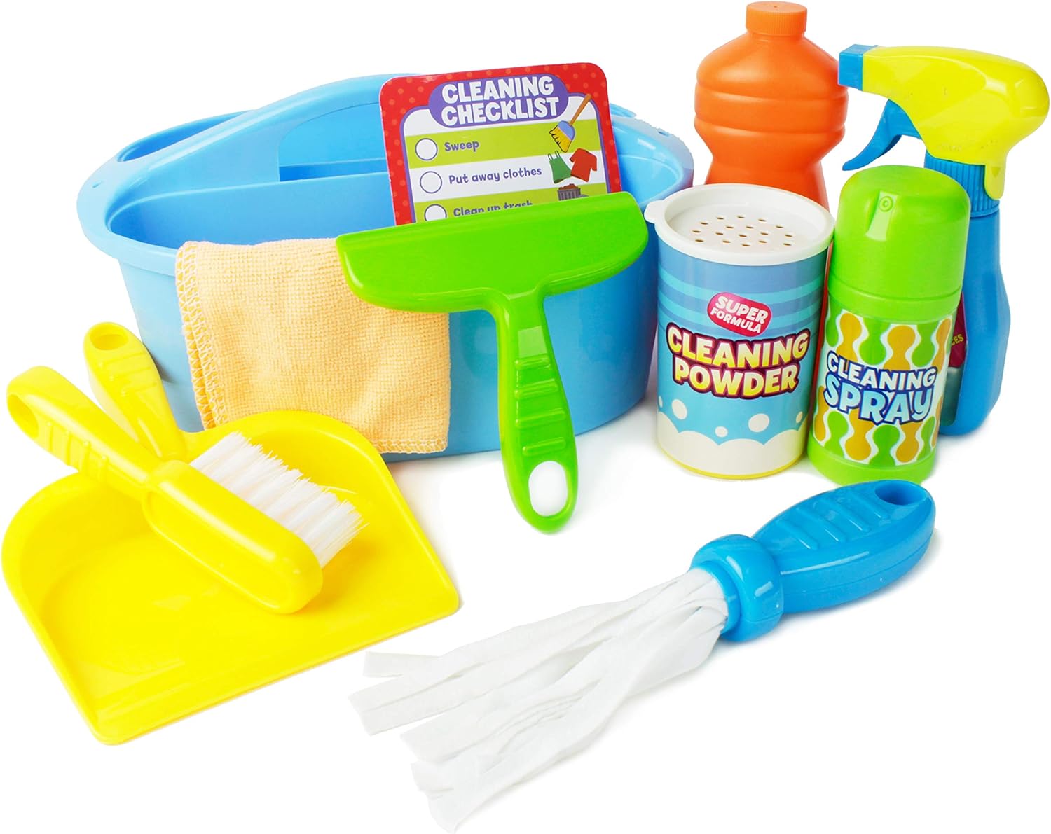 Boley Pretend Play Cleaner's Caddy Cleaning Supplies Play