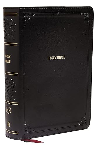 NKJV, End-of-Verse Reference Bible, Compact, Leathersoft, Black, Red Letter, Comfort Print: Holy Bible, New King James Version