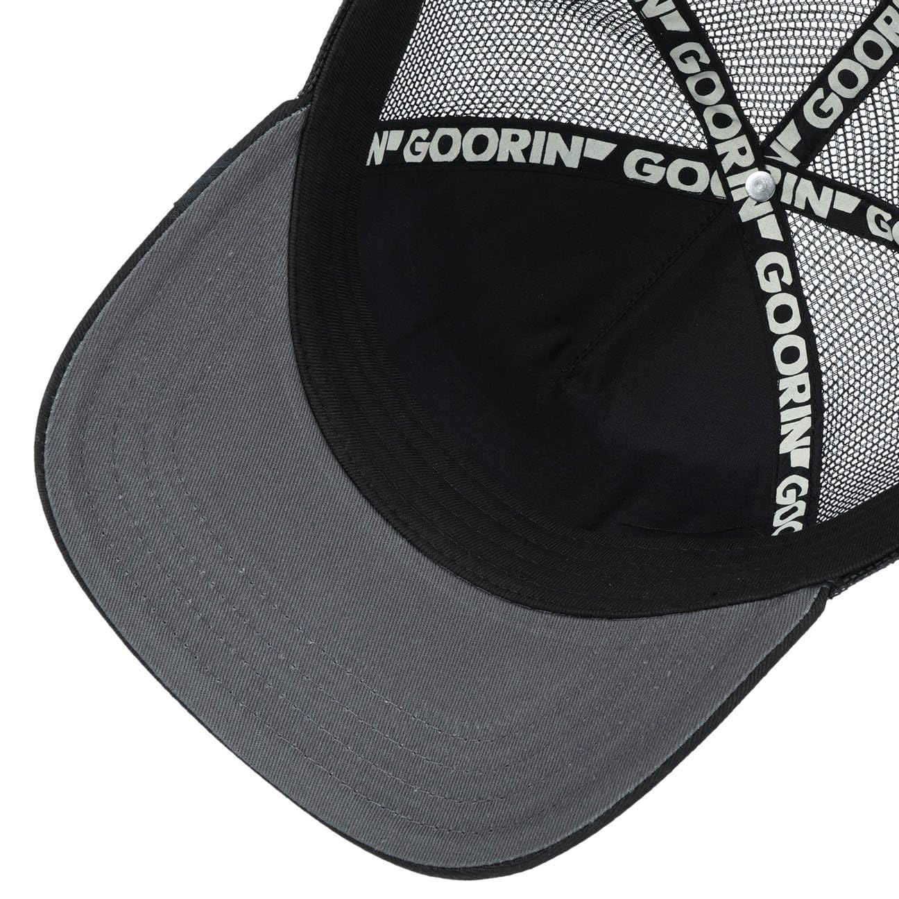 Goorin Bros. The Farm Adjustable Trucker Cap męska czapka z daszkiem (zestaw 1 szt.), czarny-szary, Taille unique