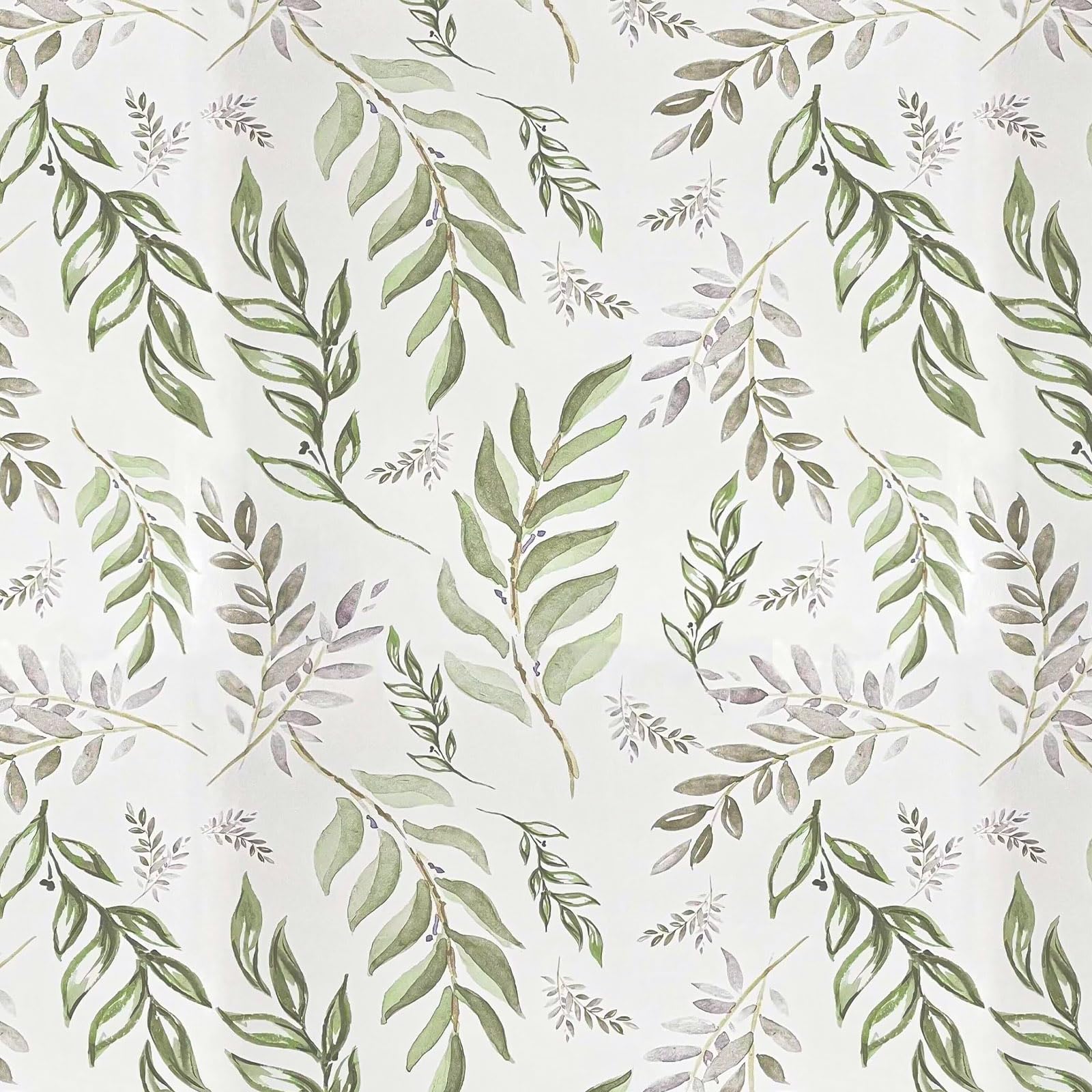 Betinyar Green Leaf Wallpaper Peel and Stick 17.5" x 393"
