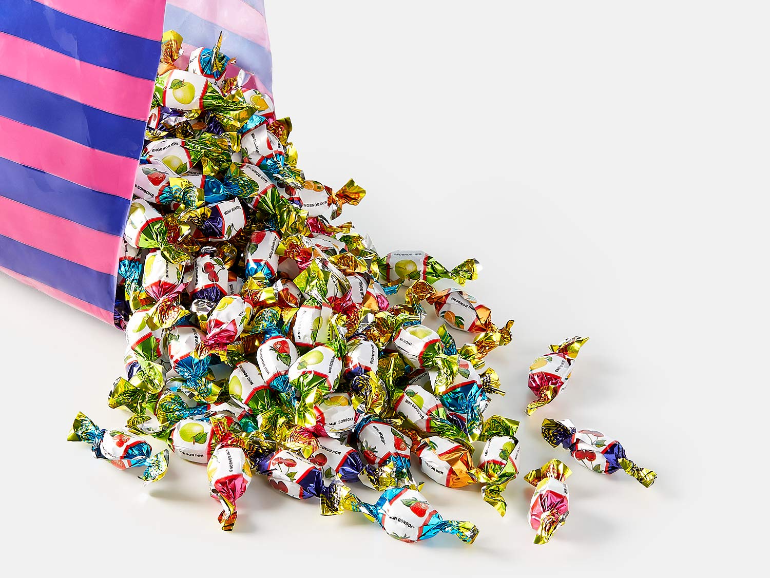 Cool Minibonbons Frucht Mix im Beutel, ca. 1350 Minibonbons, 1er Pack (1 x 3 kg)