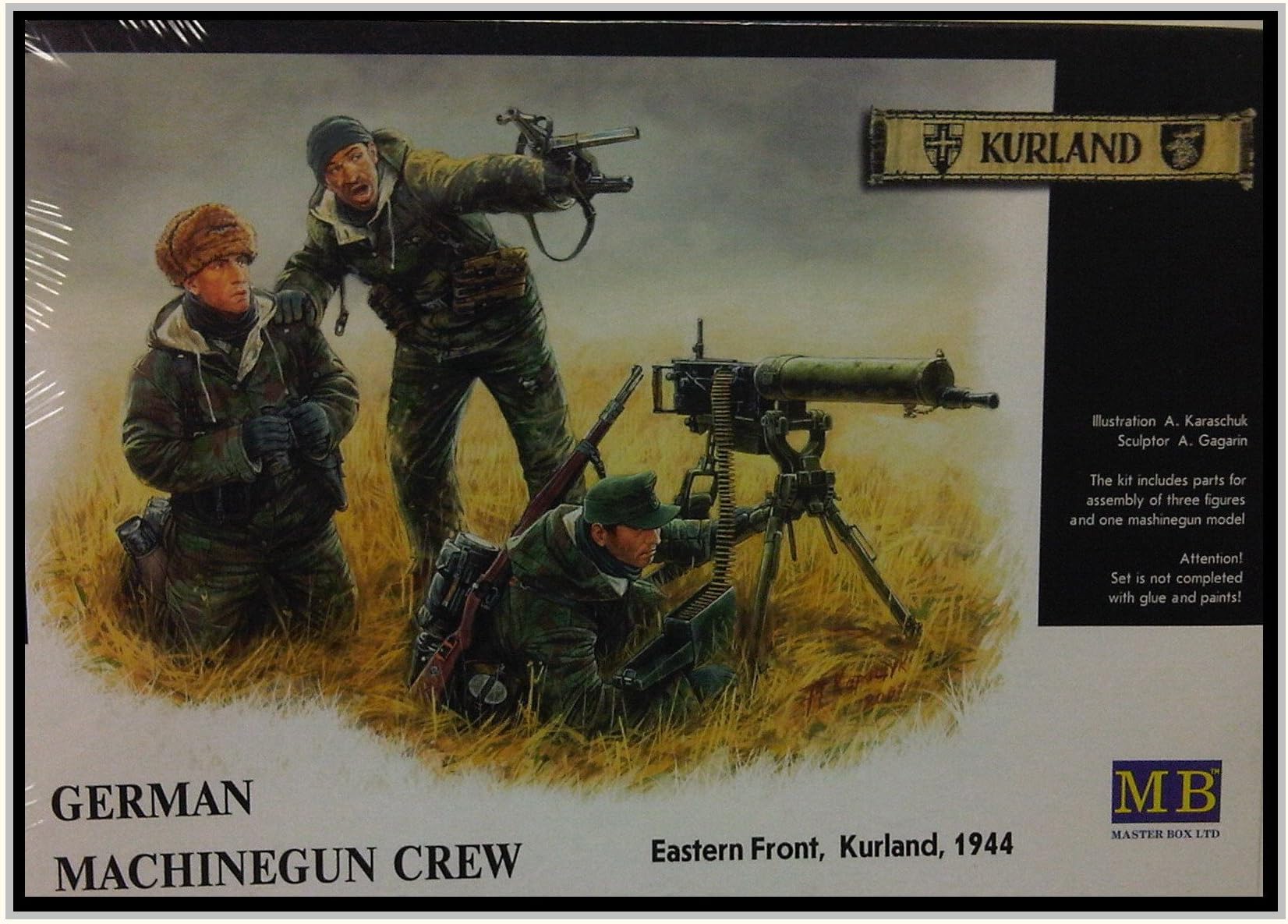 1/35 German Machine Gun (MG-08) Crew, Eastern Front 1944 - 3 Figures Set