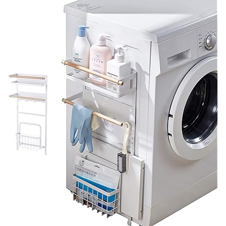 Amazon Co Jp Seisso洗濯機収納ラック マグネットラック ランドリー収納 取付簡単 洗濯機サイドラック 大型家電 Amazon Co Jp Seisso洗濯機収納ラック マグネットラック ランドリー収納 取付簡単 洗濯機サイドラック 大型家電