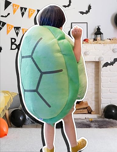 Miniatura 10 de Rruonshully Almohadas de concha de tortuga de 40 pulgadas, diseño de tortuga de peluche, cojín de disfraz de Navidad y Halloween para adultos