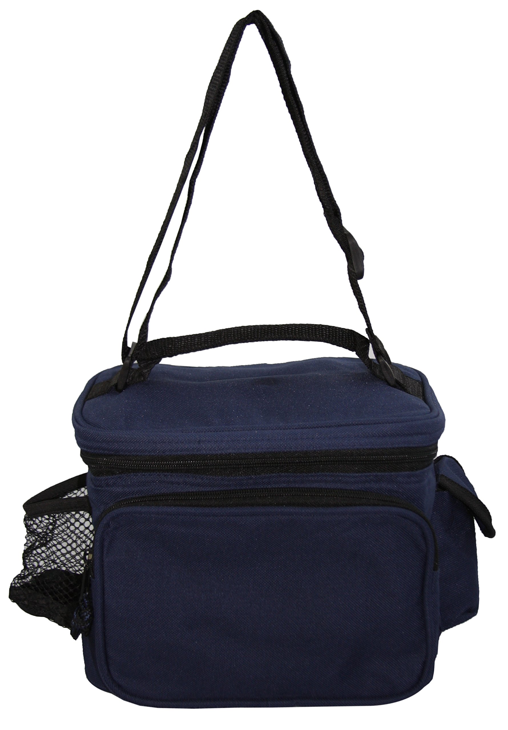 Cooler with Bottle Holder and Cell Pouch