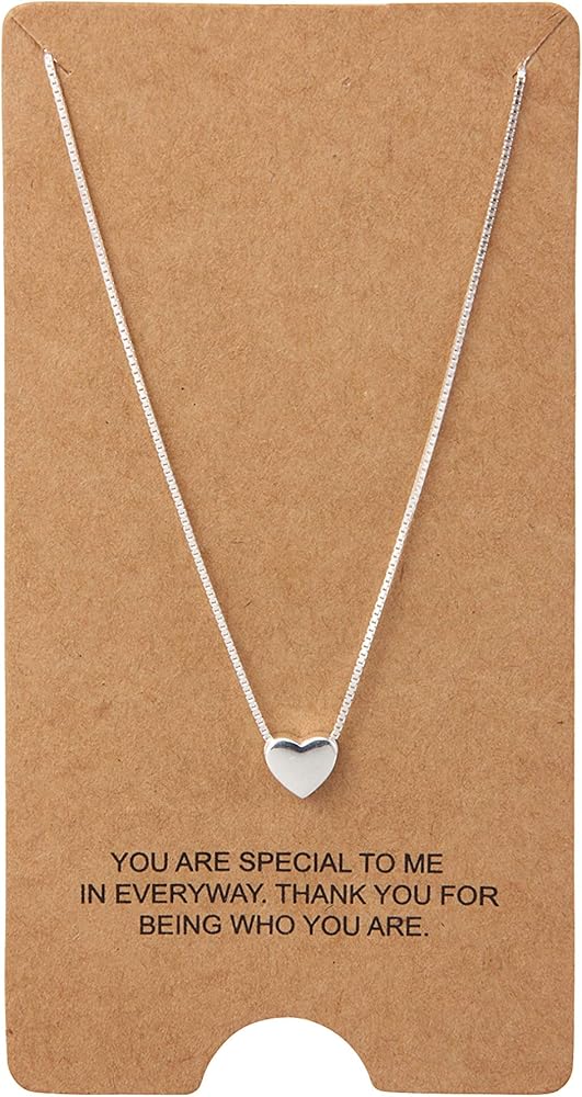 BGTY Collana Con Ciondolo Cuore Per Sorelle - Argento 925 Con Incisione "Always My Sister Forever My Friend" - Catena 45,7 Cm - Gioiello Regalo Per Amica Del Cuore
