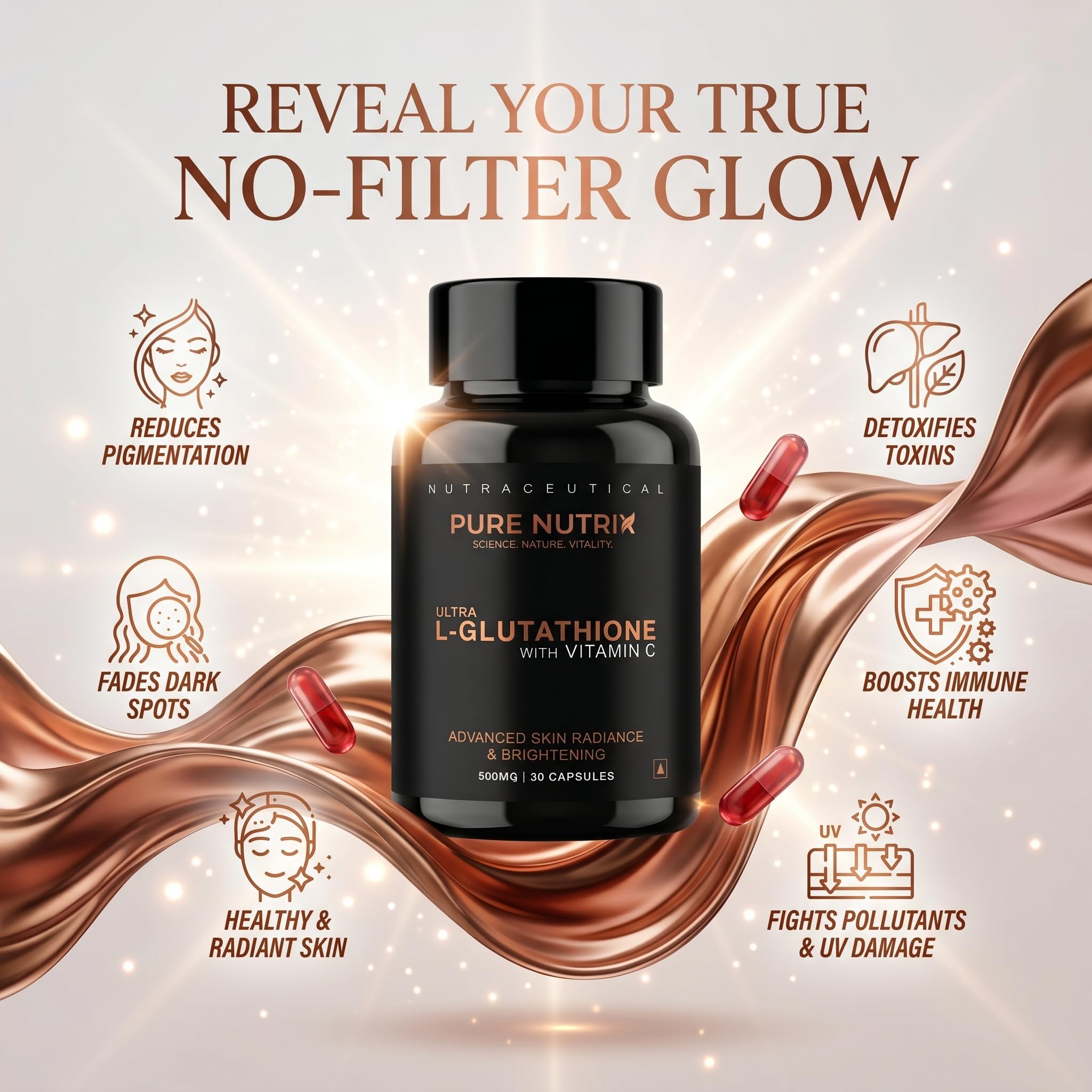 reveal glutathione review Pure Nutrix Ultimate Beauty Combo
