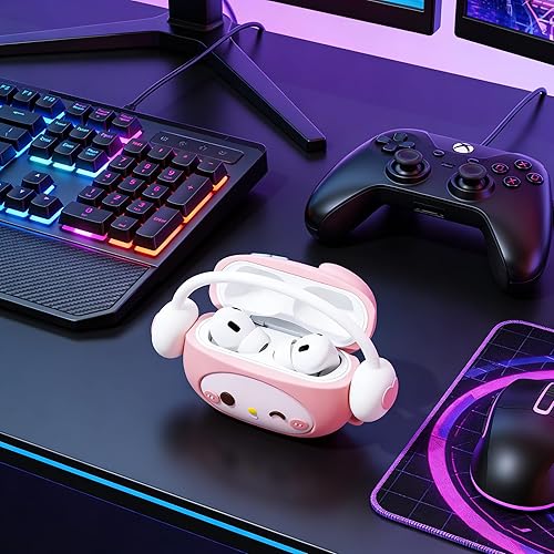 Miniatura 2 de Funda compatible con AirPods Pro 2 con kit de limpieza, protectora, compatible con funda de carga inalámbrica para AirPod Pro 3 AirPods 3/4