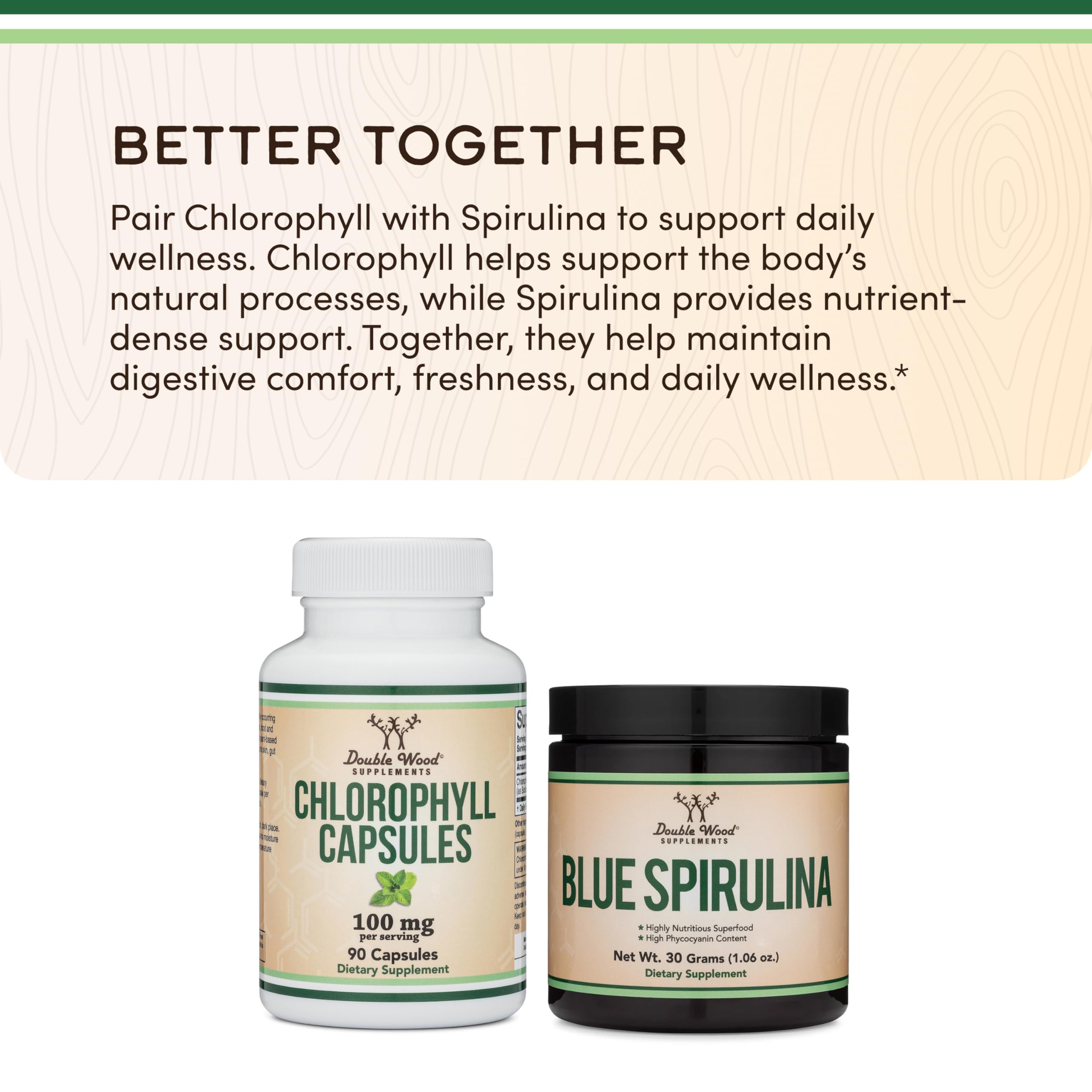 Chlorophyll 100mg, Supports Internal Freshness + Digestion, 90 Capsules — Amazon image 5