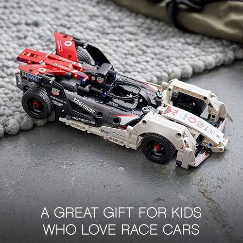 Miniatura 2 de LEGO Technic Formula E Porsche 99X - Juego de construcción de modelo de coche eléctrico, juguete de tracción trasera campeón ganador, viene con una