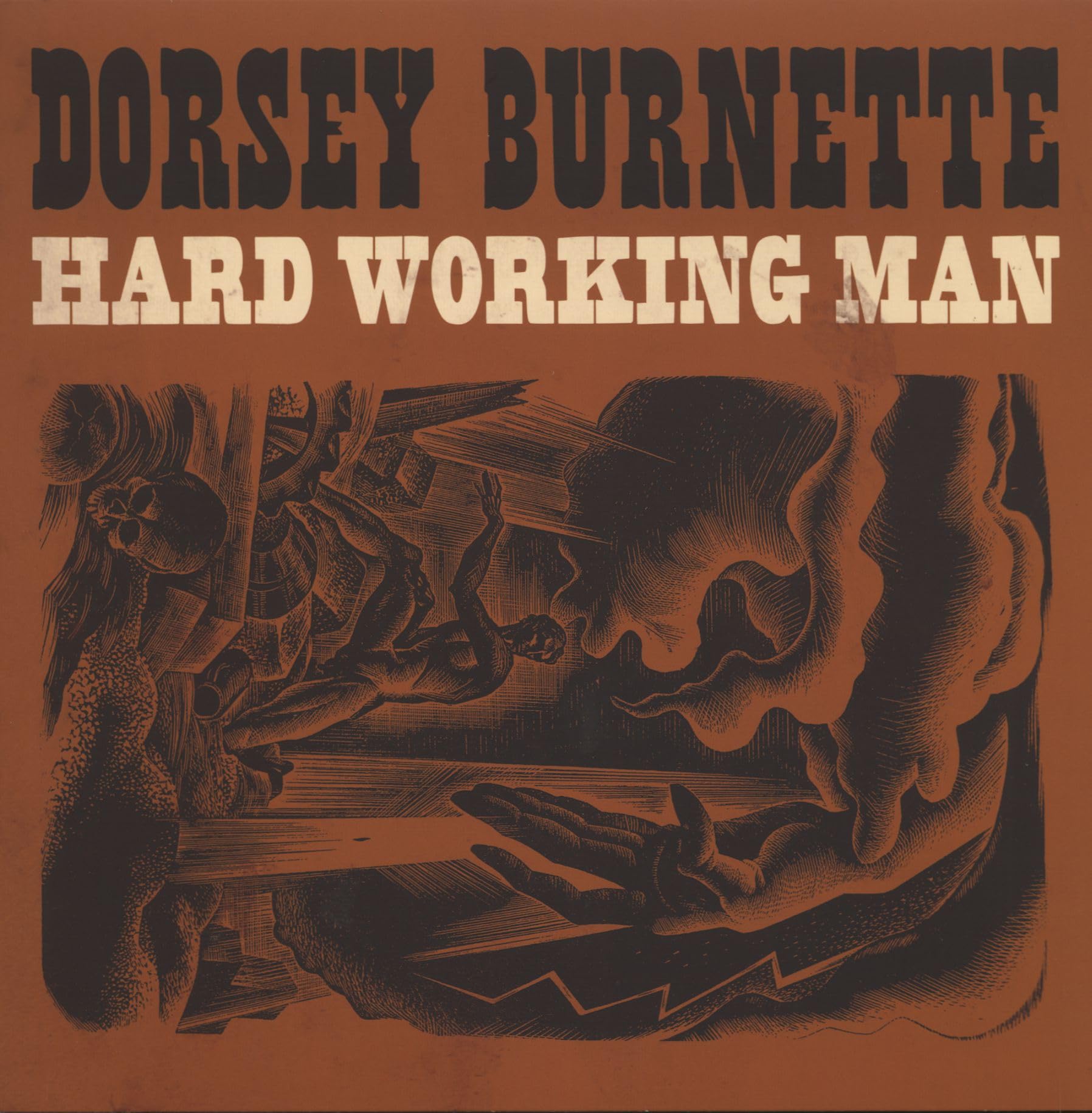 Dorsey Burnette Hard Working Man (1960-1964) LP vinyl Europe Iron Mountain