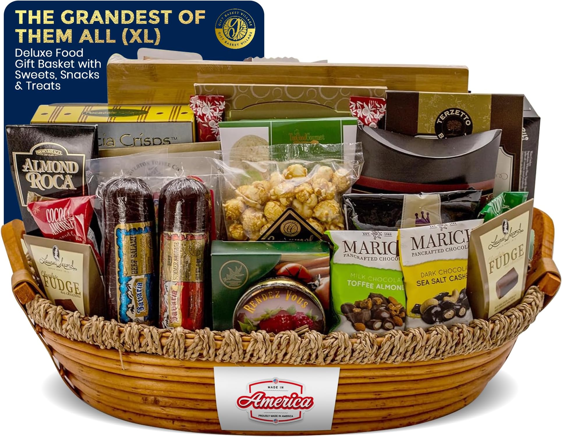 Gift Basket Village - The Grandest of Them All XL - Gourmet Gift Basket - Del...