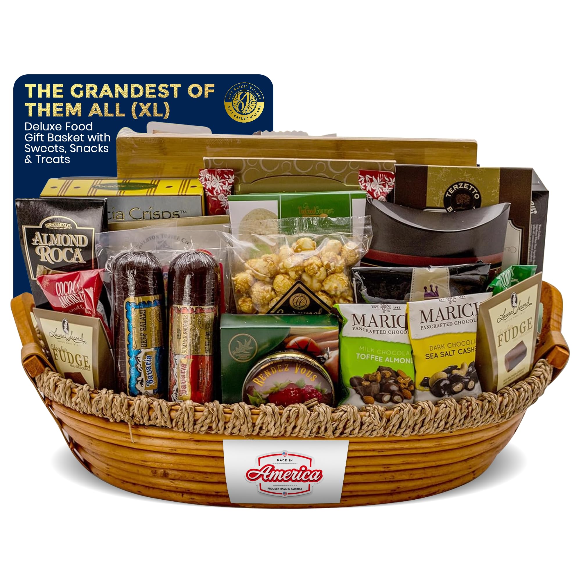 Gift Basket Village - The Grandest of Them All XL - Gourmet Gift Basket - Del...