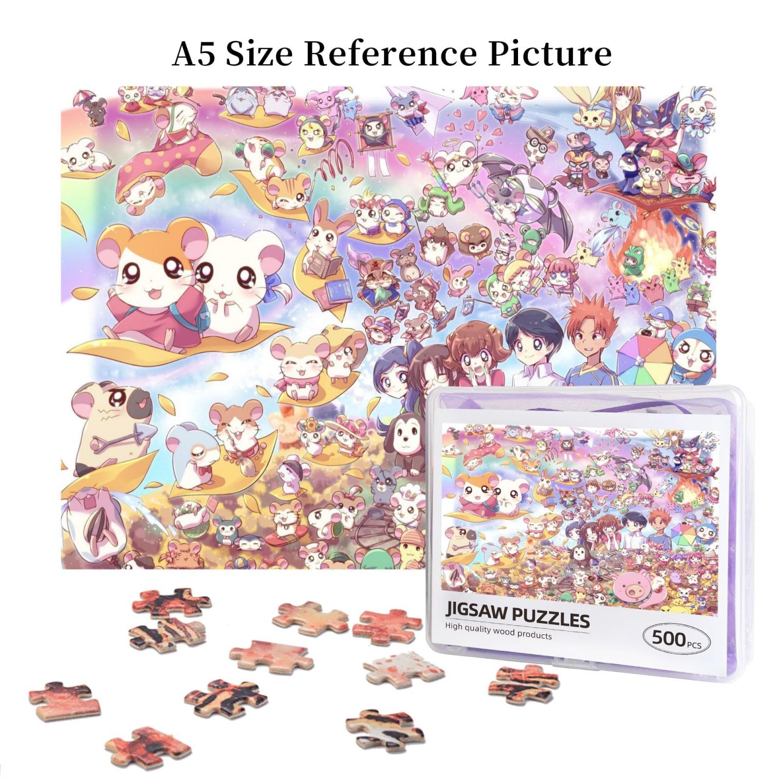 Amazon.co.jp: とっとこハム太郎 500ピース ジグソーパズル