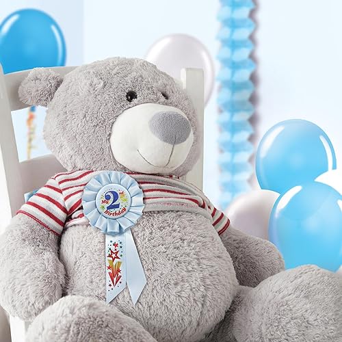 Miniatura 5 de Mi roseta de segundo cumpleaños en azul