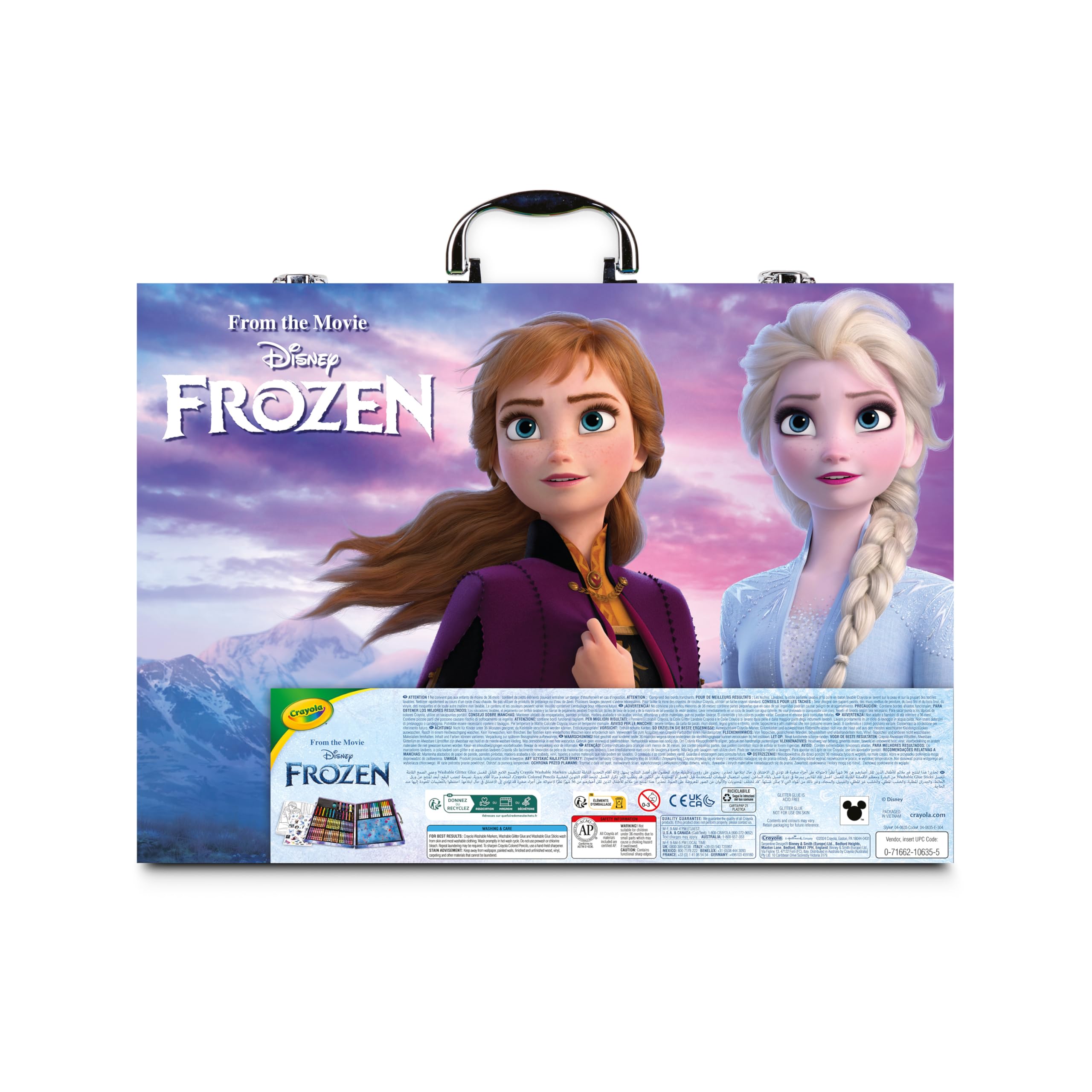 CRAYOLA - Coffret de Coloriage La Reine des Neiges, dès 5 ans