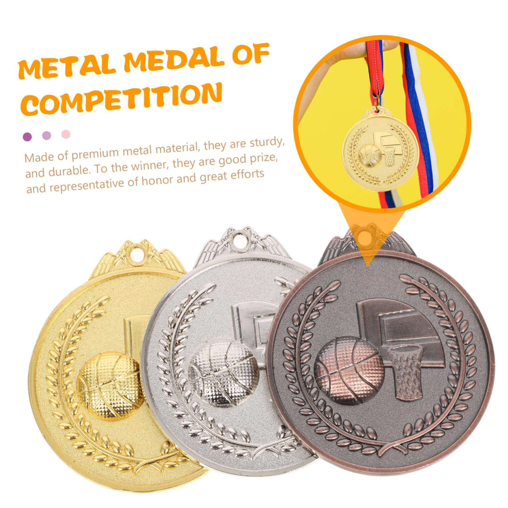 Happyyami 9 Piezas La Medalla Medalla De Trofeo Medallas De Fútbol Medallas De Fútbol Trofeos De Baloncesto Medallas De Baloncesto Medallas De Premio De Competición Deportiva Medalla Real