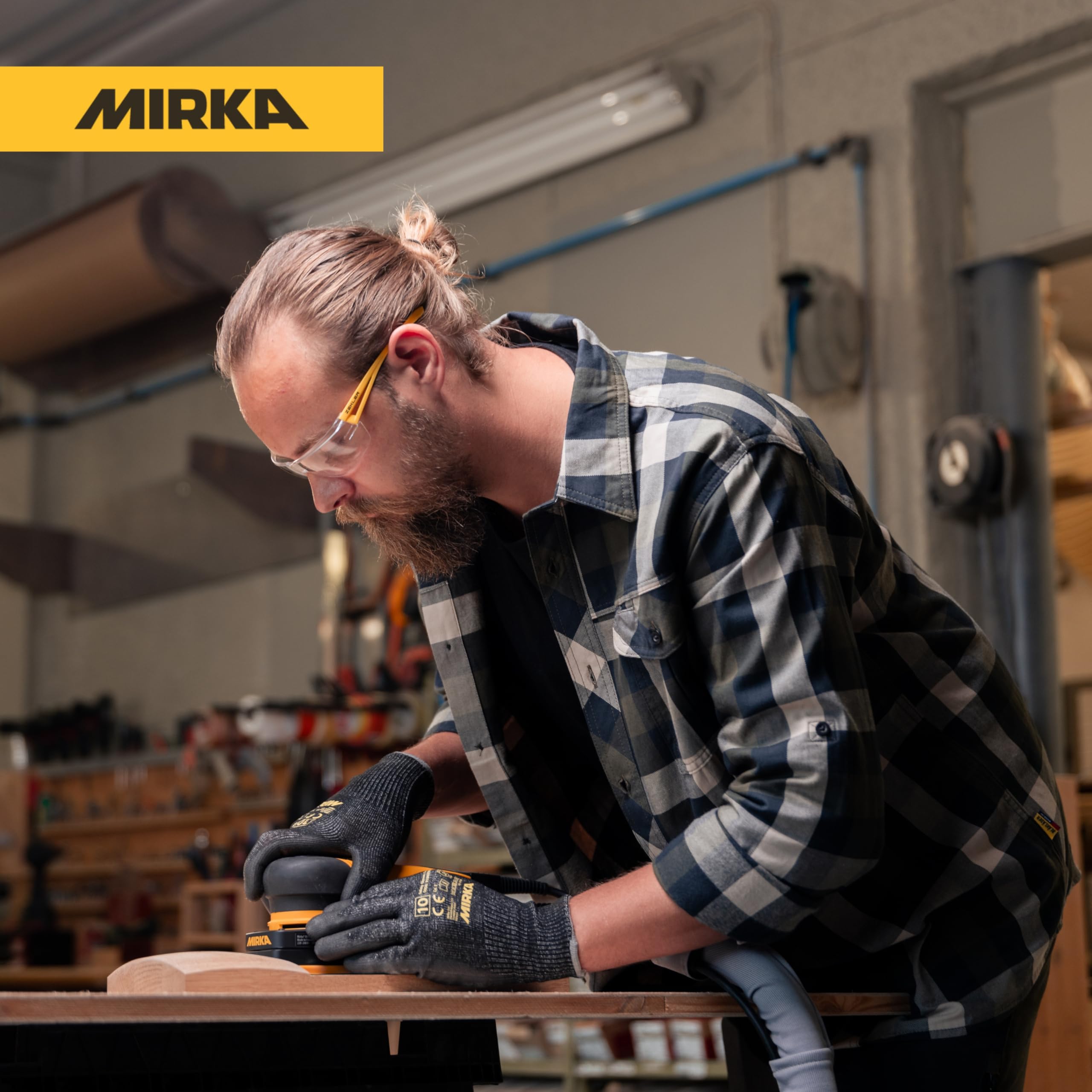 Mirka Ultimax Ligno Carta abrasiva 81x133 mm, grana P120, con fissaggio a strappo e foratura multifit per lavorare senza produrre polvere, confezione da 50 pezzi
