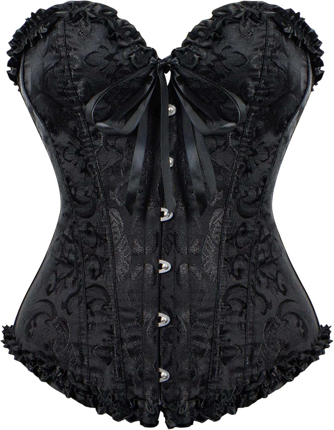 Spooktacular Creations Women's Lace Up Corset with GString