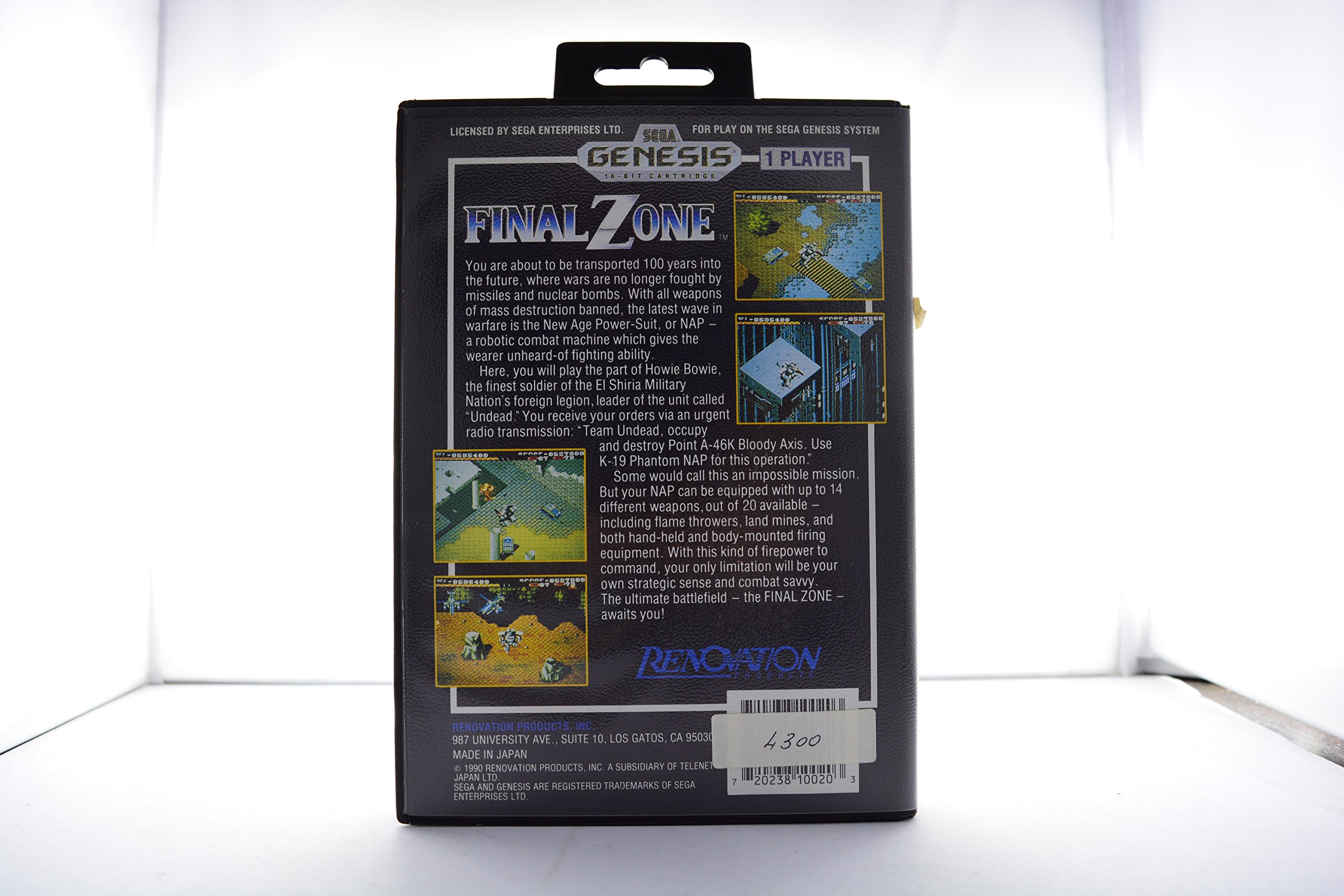 Amazon.com: Final Zone - Sega Genesis : Video Games