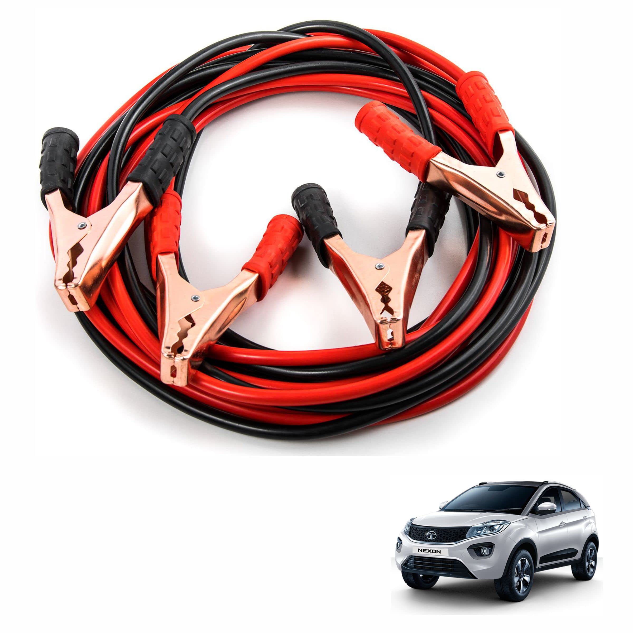 Asryd Car Heavy Duty Booster Cables || Clamp to Start Dead Battery || Off Road Emergency Auto Car Jumper Cables for Tata Nexon (500 AMP, 6.5 Feet Each)-image-25