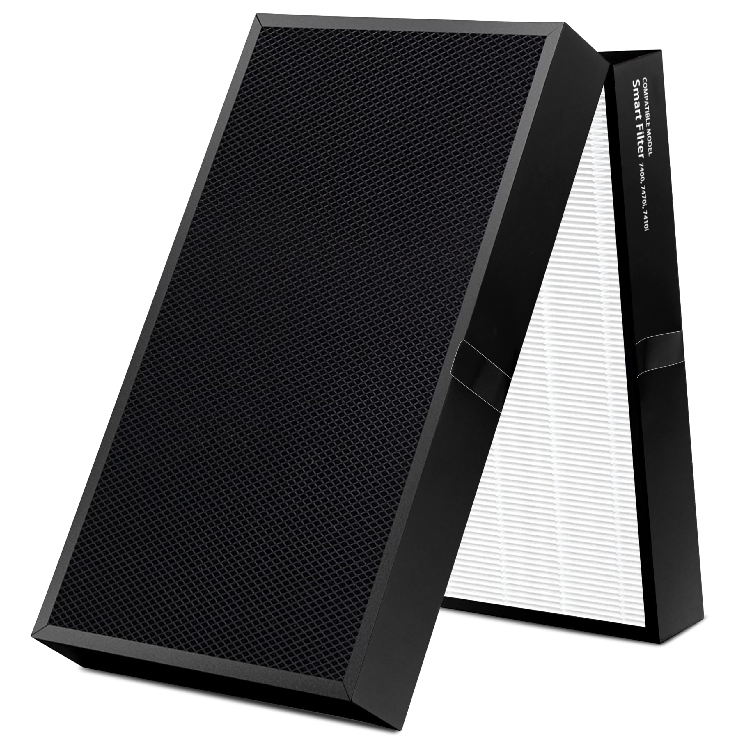 7400 Replacement Filter for BLUEAIR 7470i.7410i 7440i, H13 True HEPA Pre-Filters+Activated Carbon