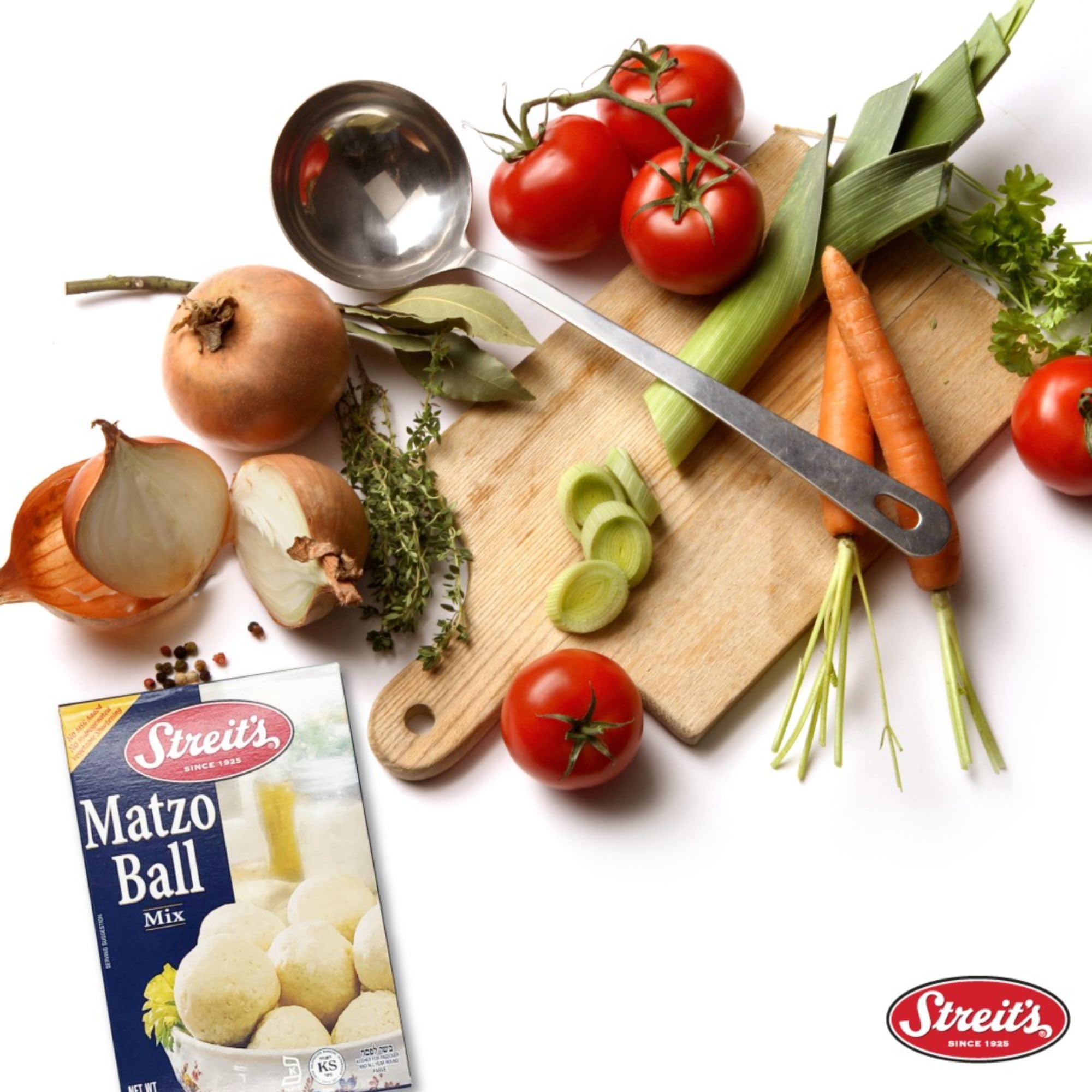 Streit's Matzo Ball Mix - Kosher Certified, Suitable for Passover, No MSG Added, Just Add Eggs & Oil, Vegan-Friendly, Family Owned (4.5oz, Pack of 3)