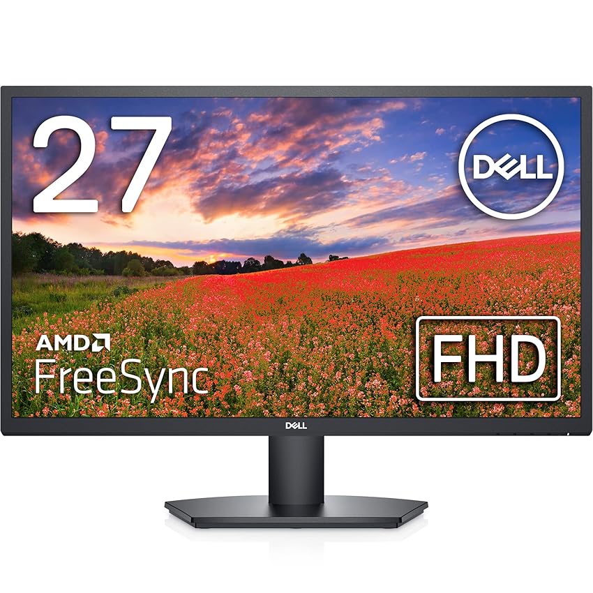 Immagine del prodotto Dell SE2722HX - Monitor Full HD (1920 x 1080), 75 Hz, VA, 4 ms, AMD FreeSync, HDMI, VGA, 3 anni di garanzia, colore: Nero