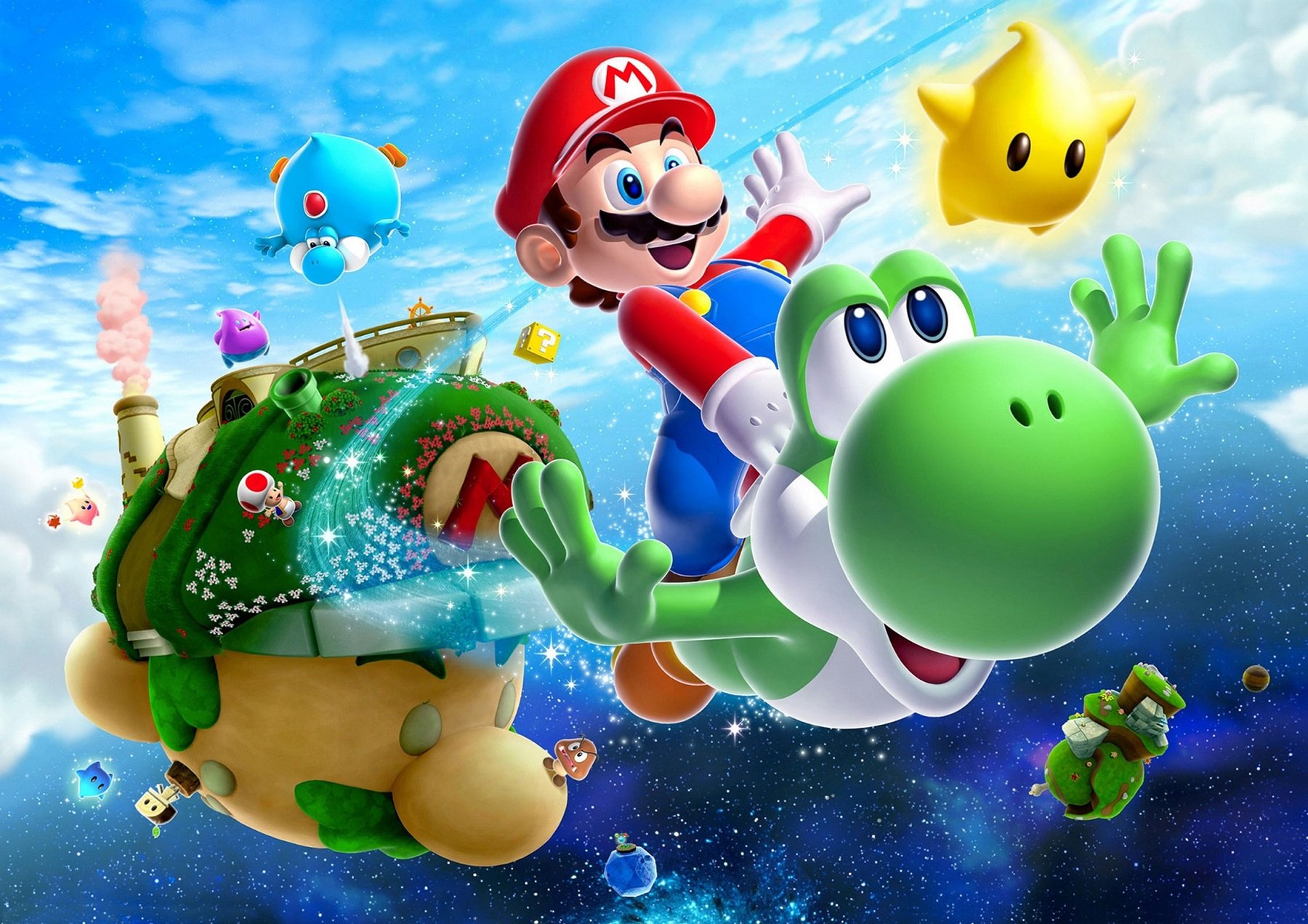 Super Mario Galaxy 2 Poster
