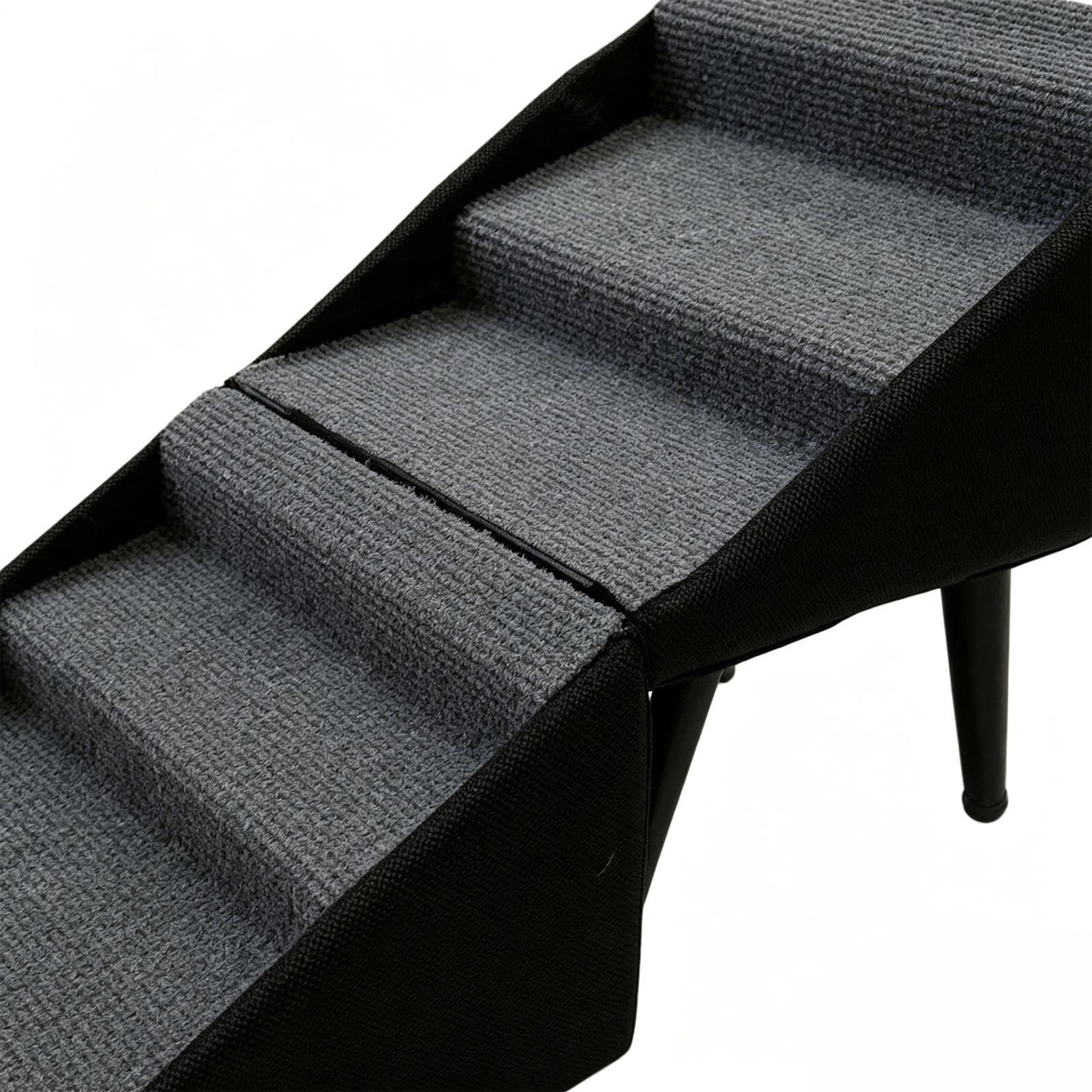 Scalini stabili per animali domestici, comodino pieghevole portatile, 62 x 37 x 32 cm, dispositivo con presa sicura, accessorio per la casa per famiglie appassionati di vita routine quotidiana interni