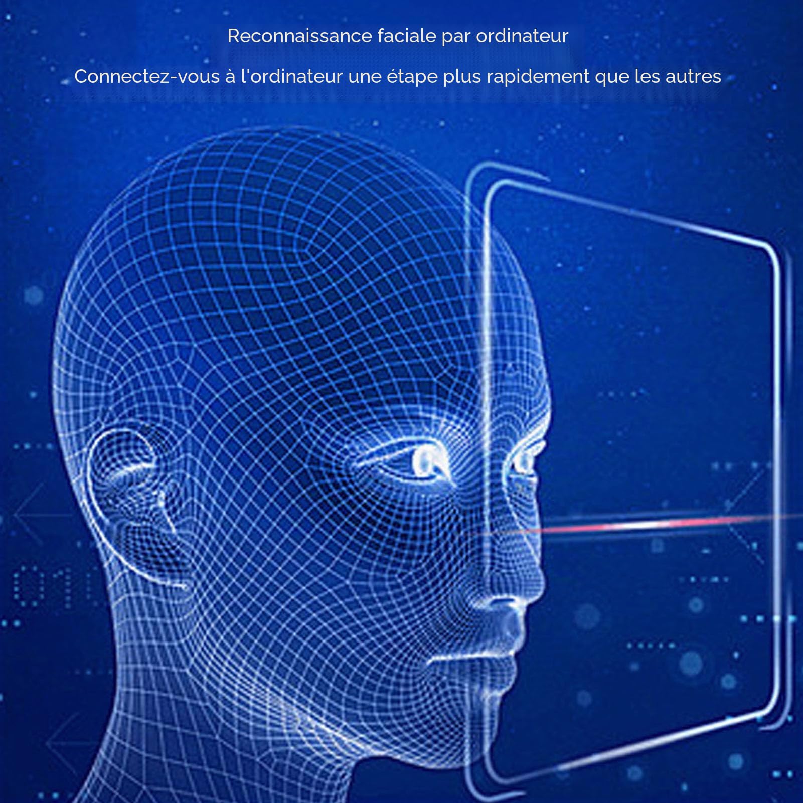 XUMIUZIY Webcam 1080P 30FPS avec Hello, Webcam à Reconnaissance Faciale avec Couvercle Privé, Microphone Intégré à Réduction de Bruit, Mise au Point Automatique, Caméra Web USB HD