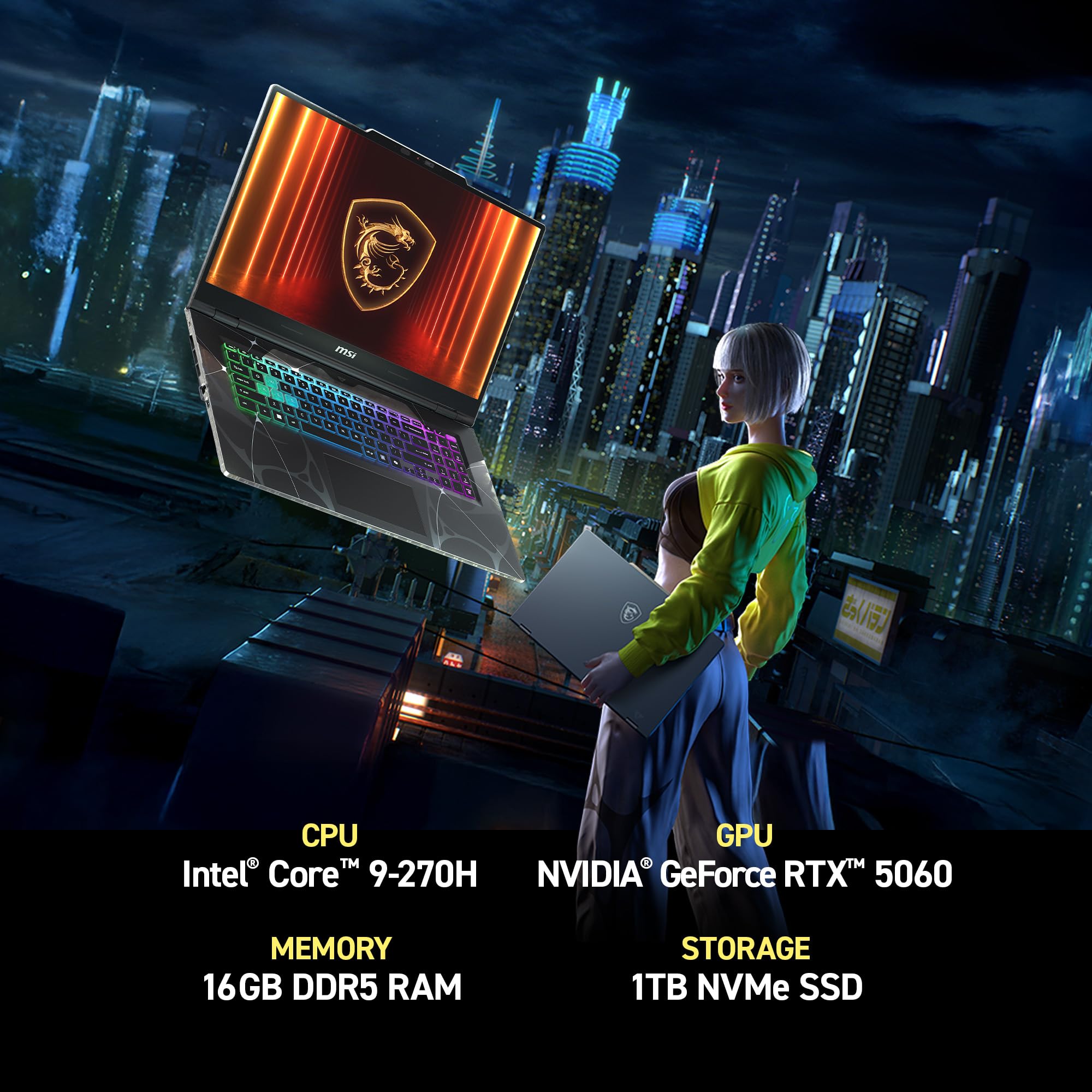 Amazon.co.jp: msi Cyborg 17 17.3インチ FHD 144Hz ゲーミングノート