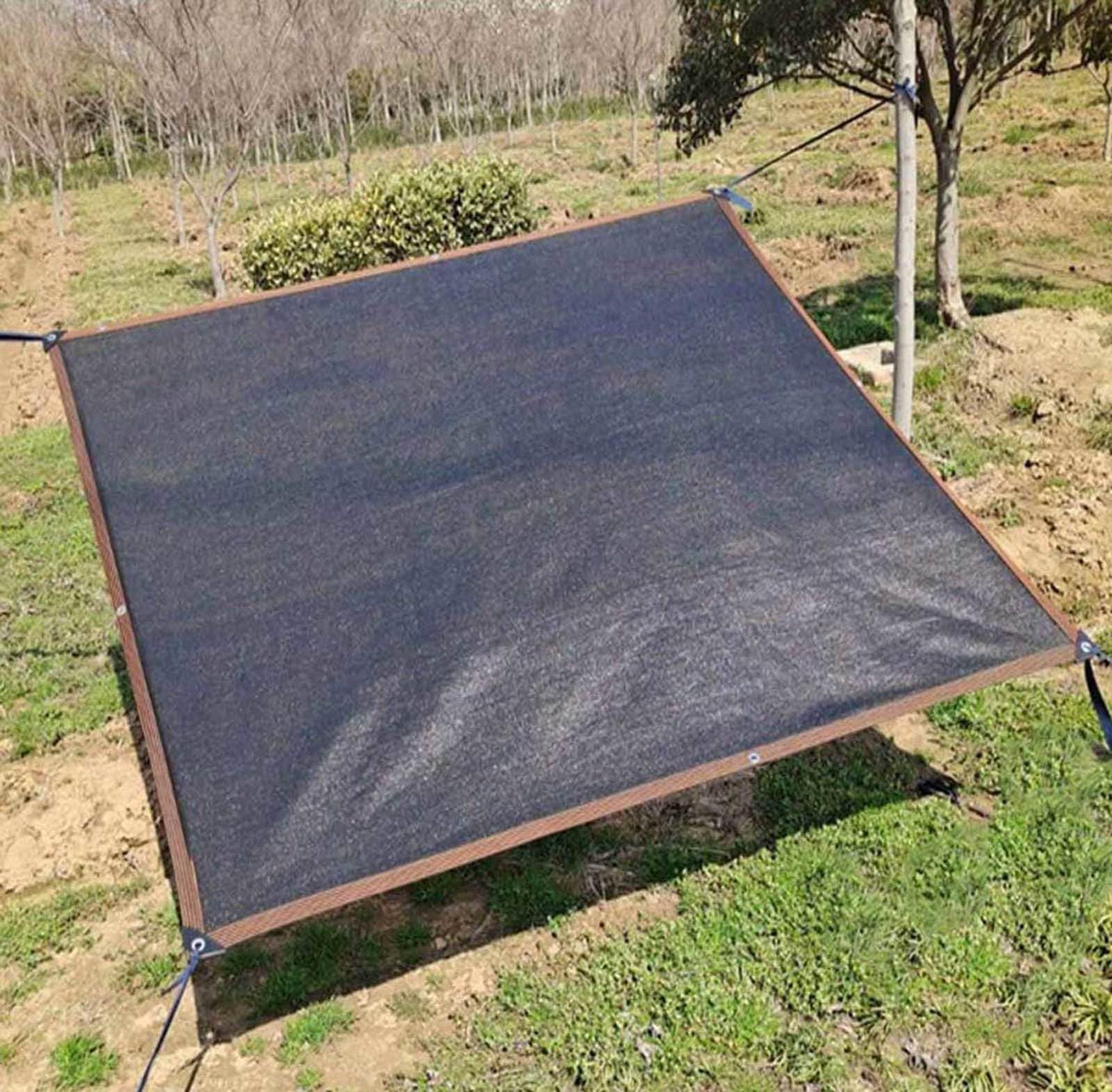 GJZQDKX Garden Shade Tarps for Outdoors Sail Shade 2m X 2m Anti-aging Shade Tarpaulin Mesh Breathable Shade Net Covers Shade Netting for Greenhouse Pergola Gardenblack-4x8m