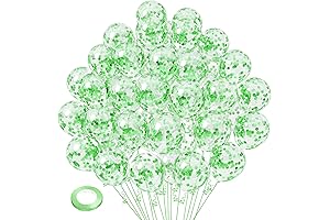 Green Confetti Balloons: Shimmering Green for All Occasions