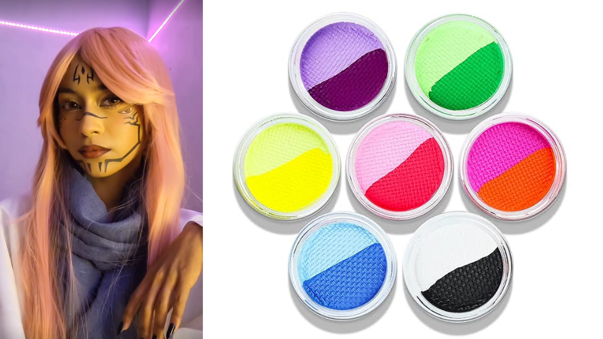 Amazon.com : MEICOLY Water Activated 14 Colors Neon UV Pride Glow