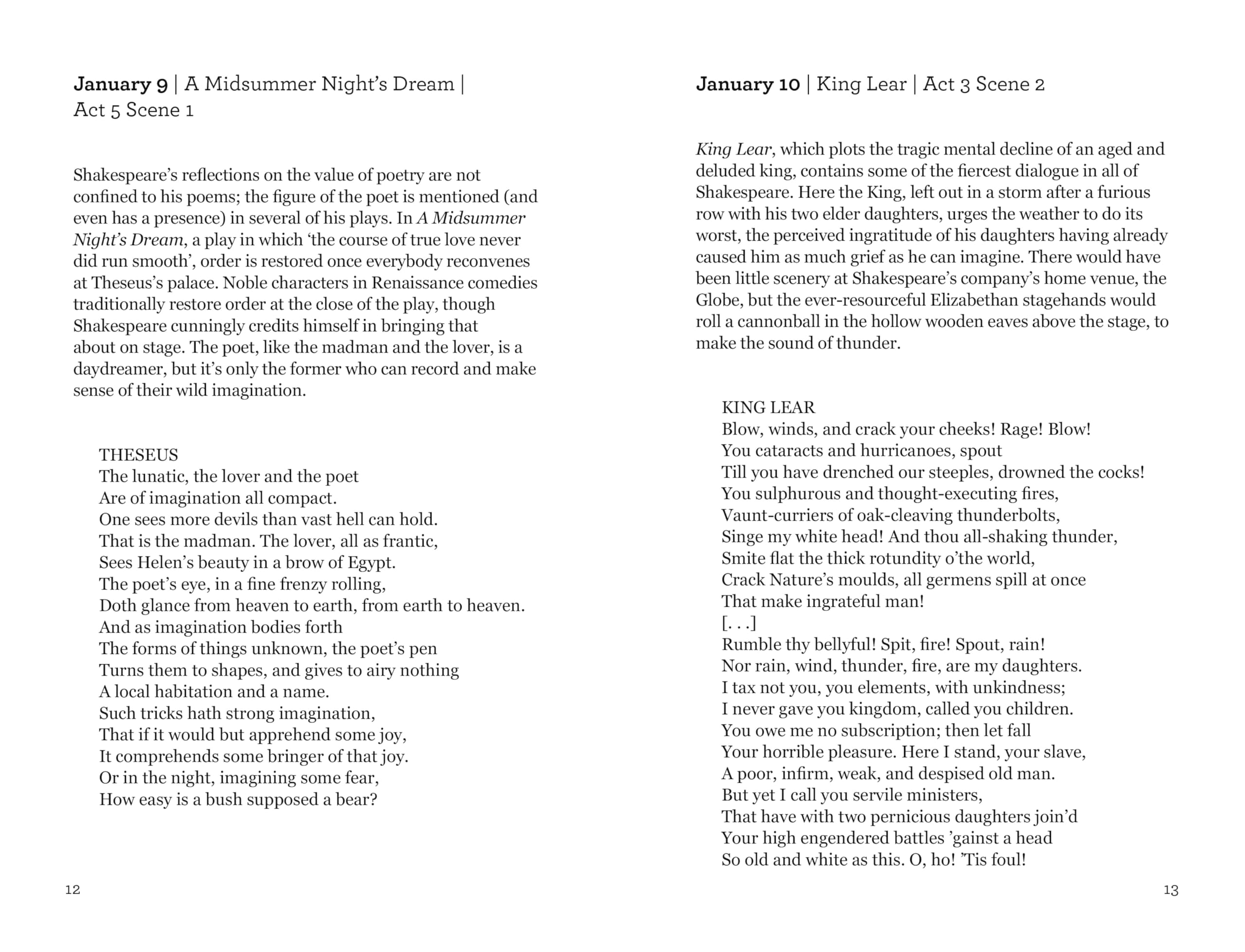 Shakespeare for Every Day of the Year