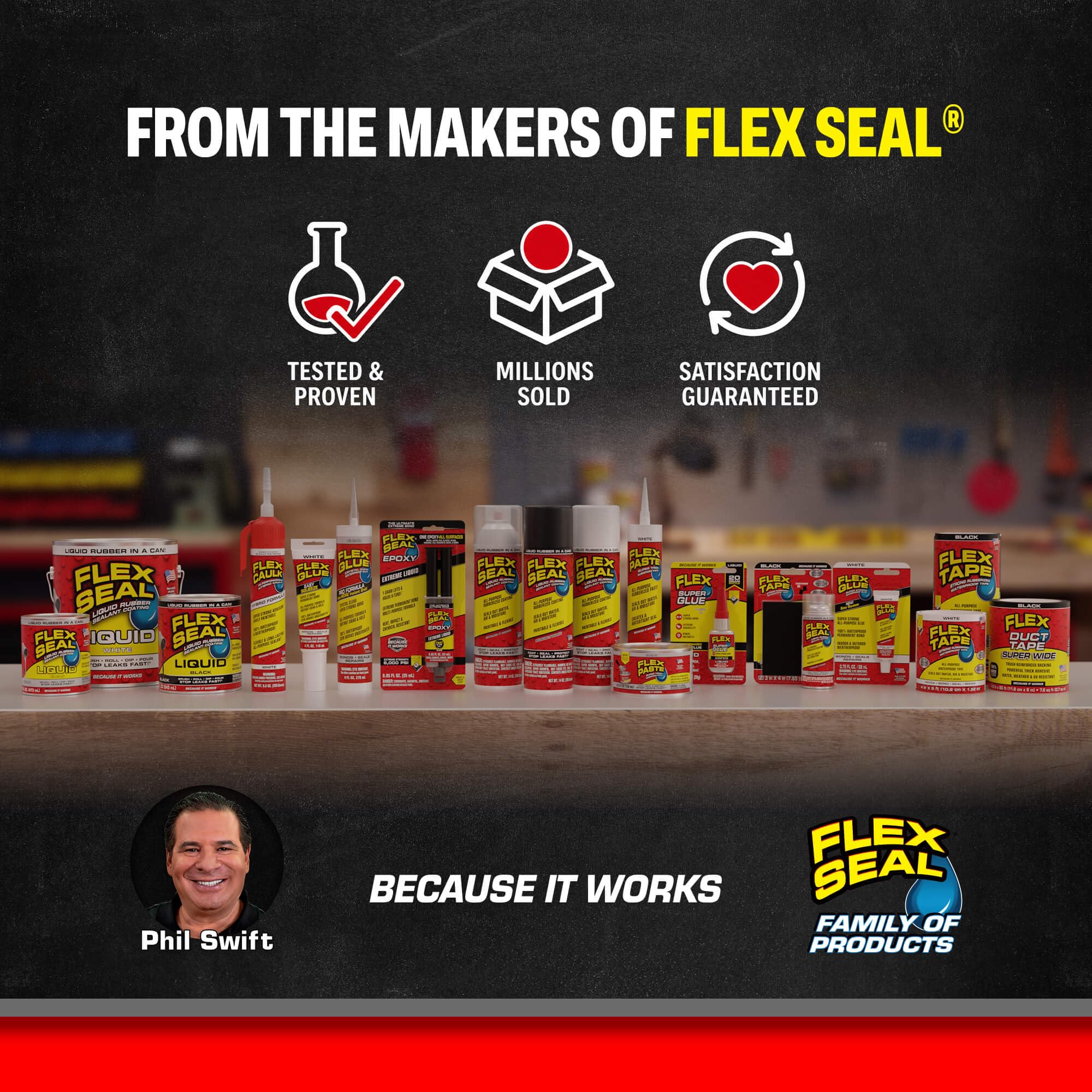 Flex Seal Płynny gumowy uszczelniacz w sprayu, 40 ml, biały