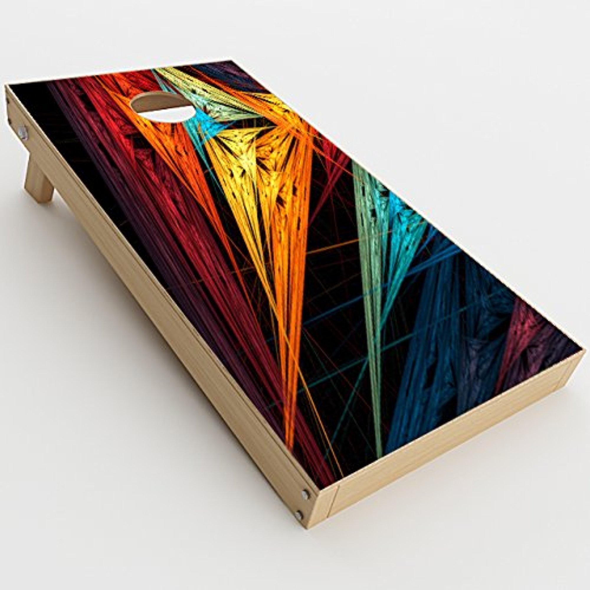 Skin Decal Vinyl Wrap for Cornhole Outdoor Game Bag Toss (2 x pcs. Skins only) / Sharp Colors