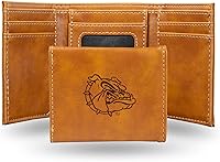 Vista 144 de NCAA Rico Industries - Billetera triple grabada con láser, con grabado láser, accesorio para hombre