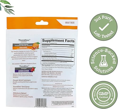 Miniatura 2 de Thera Zinc orgánico Therazinc Lozenges, QUA21189, N/A, 1