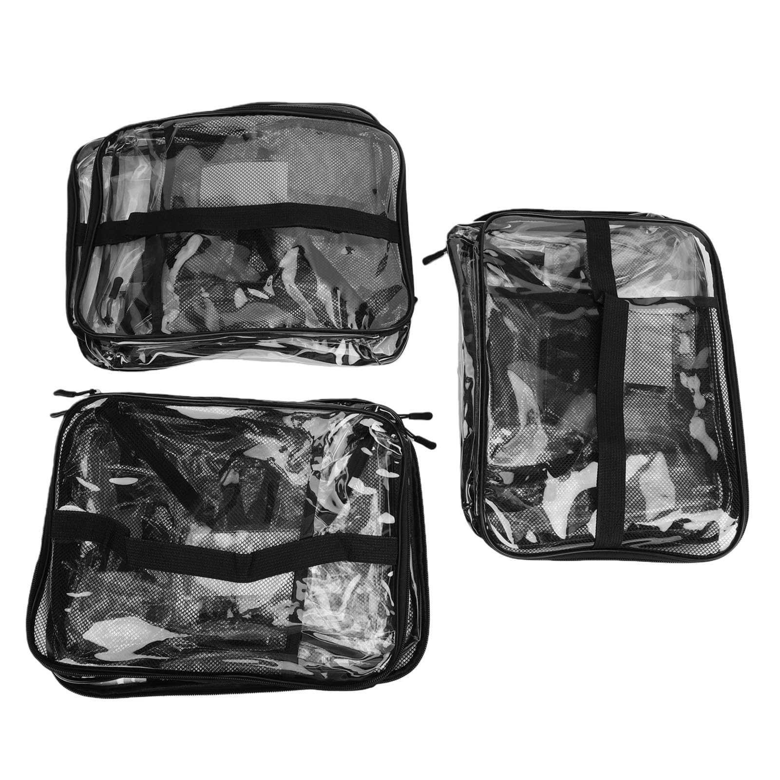 Generic Bolsas de Almacenamiento de Juguetes, Paquete de 6 Grandes Bolsas Organizadoras Transparentes a Prueba de Agua, a Prueba de Polvo, con Cremallera, para Bloques de Construcción,