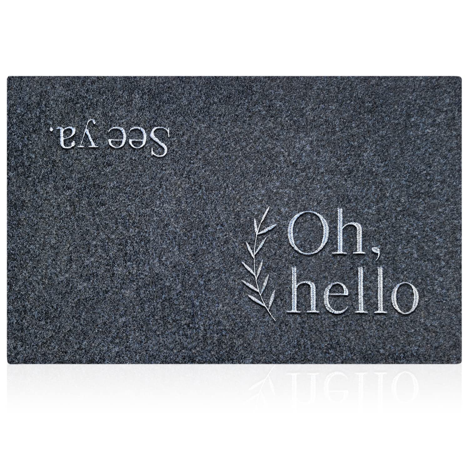 AAZZKANG Doormat 36"x24" with Durable Non Slip Rubber Backing Front Door Welcome Mat Ultra Absorb Mud Easy Clean Indoor Outdoor Home Entrance Rug