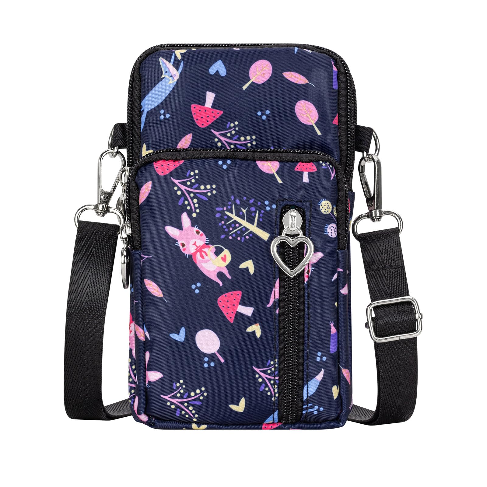 BIAOTIE Lightweight Small Crossbody bags Cell Phone Purses Travel Pouch Shoulder Bag for Women