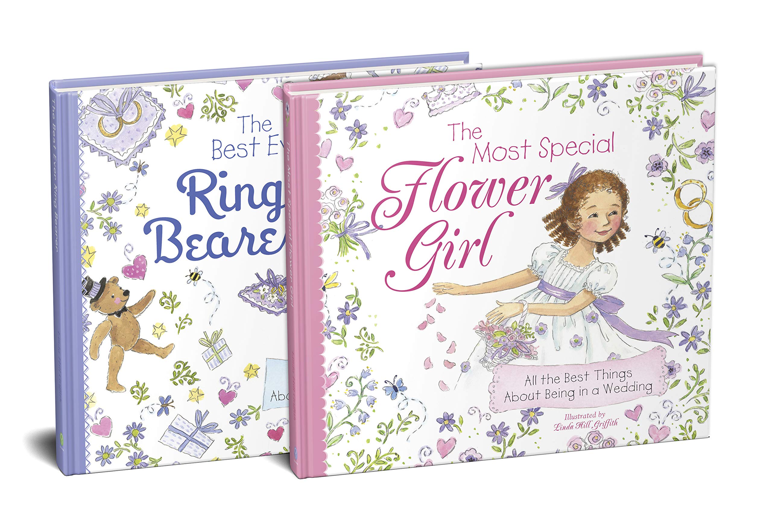 The Flower Girl and Ring Bearer 2-Book Wedding Gift Set: The Perfect Picture Books for the Littlest Members of Your Wedding Party (From Flower Girl Proposal to Photo Op!) Hardcover – October 9, 2018